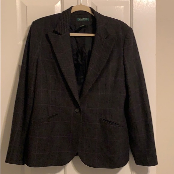 Lauren Ralph Lauren Jackets & Blazers - Ralph Lauren Wool Houndstooth Blazer